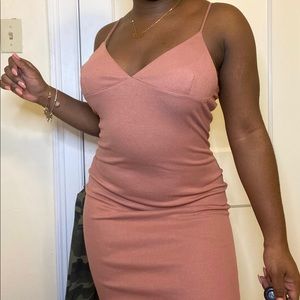 Pink bodycon dress!